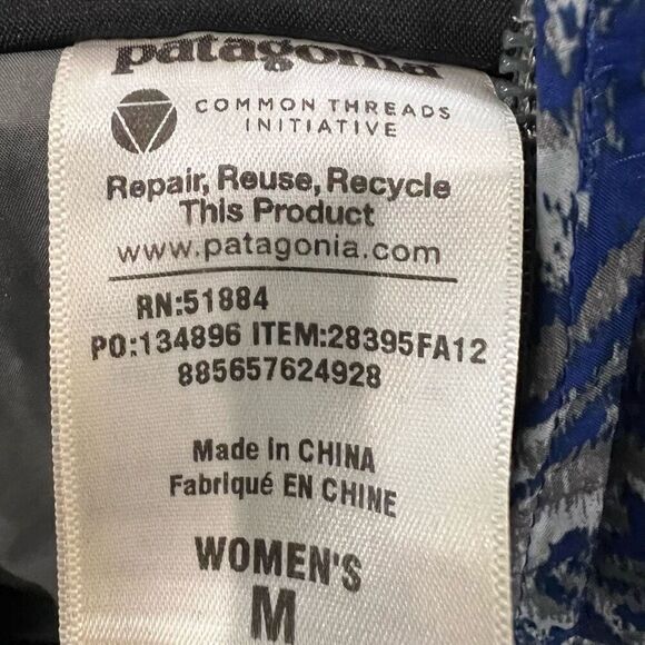 PATAGONIA Full Zip MultiColor Hooded Sleeveless Puffer Vest / Jacket size M - Picture 6 of 7